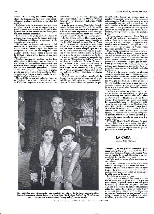 LAMINA 35082: Freddie Bartholomew y Jane Withers