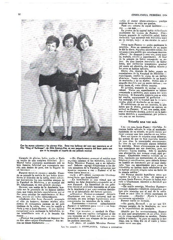 LAMINA 35081: Tres chicas del coro del film King  of Burlesque