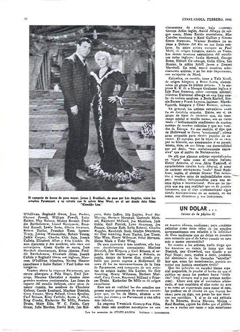 LAMINA 35080: James J. Braddock con Mae West