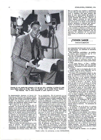 LAMINA 35076: James Melton en Stars over Broadway