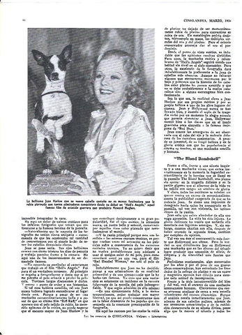 LAMINA 35049: Jean Harlow con el pelo castaño