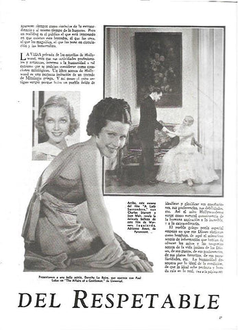LAMINA 35016: Dorothy Le Baire