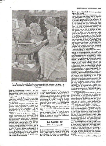 LAMINA 35005: Irene Dunne entre escenas del film Stingaree