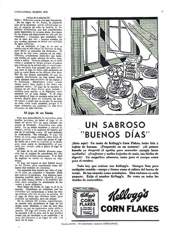 LAMINA 35044: Publicidad de la marca Kellogg s