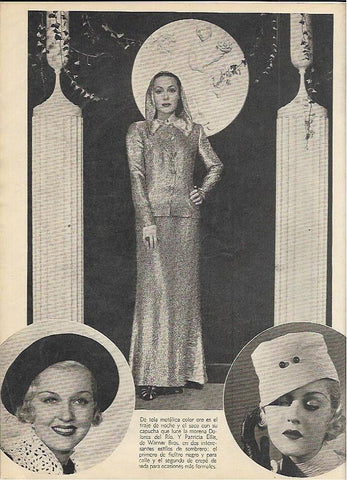 LAMINA 35040: Dolores del Rio y Patricia Ellis