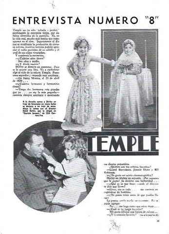 LAMINA 35034: Shirley Temple
