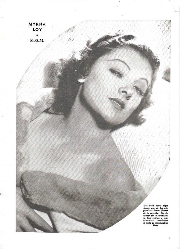 LAMINA 35024: Myrna Loy