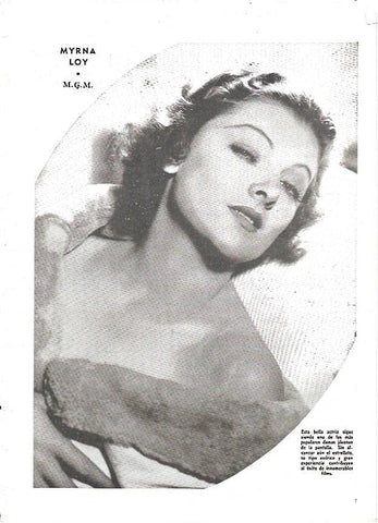 LAMINA 35024: Myrna Loy