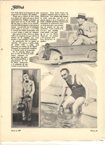 LAMINA 35166: Fotografias de Lew Cody