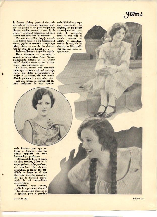 LAMINA 35162: Mary Astor posando