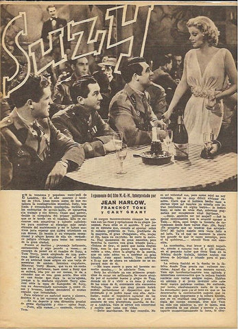 LAMINA 35188: Escena del film Suzy con Jean Harlow