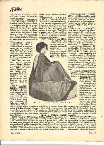 LAMINA 35150: Eleanor Black, actriz de la Casa de Pathe