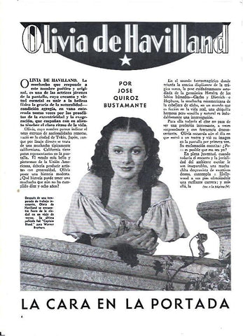 LAMINA 35117: Fotografia de Olivia de Havilland