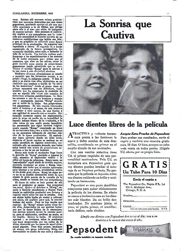 LAMINA 35106: Publicidad pasta de dientes Pepsodent