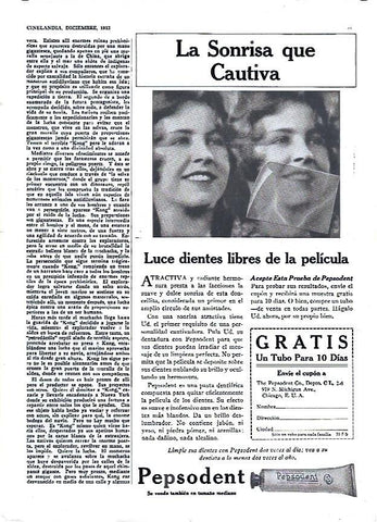 LAMINA 35106: Publicidad pasta de dientes Pepsodent