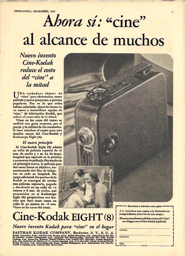 LAMINA 35104: Publicidad de Kodak