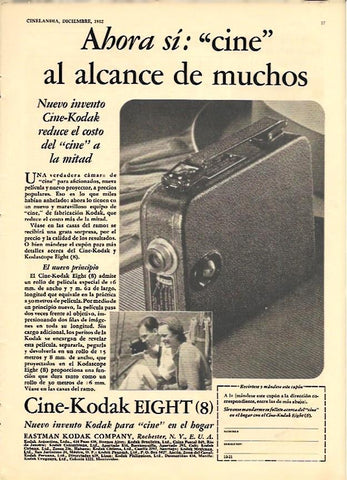 LAMINA 35104: Publicidad de Kodak