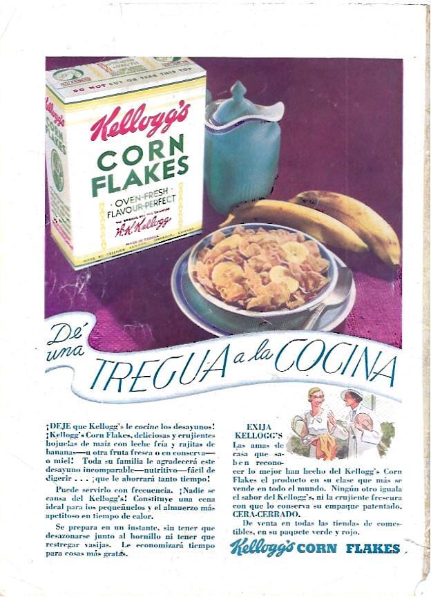 LAMINA 35145: Publicidad de la marca de los cereales Kelloggs