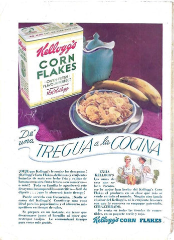 LAMINA 35145: Publicidad de la marca de los cereales Kelloggs