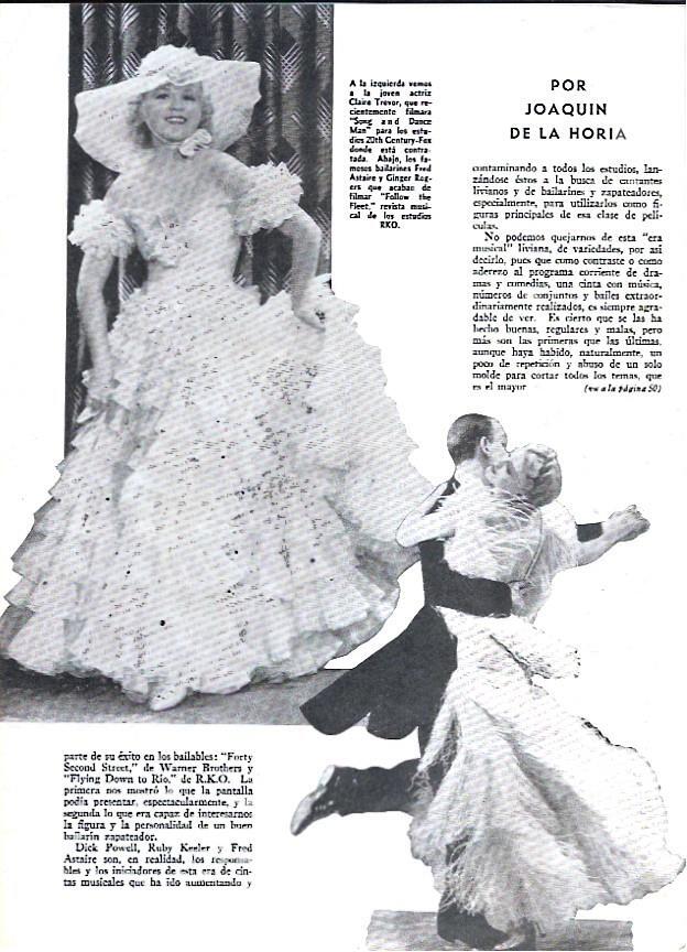LAMINA 35140: Claire Trevor tras filmar Song and Dance Man