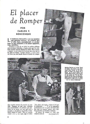 LAMINA 35133: Marlene Dietrich en Song of Songs