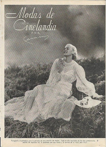 LAMINA 35132: Jean Muir en Modas de Cinelandia