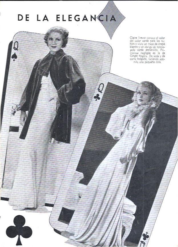 LAMINA 35131: Claire Trevor y Ginger Rogers