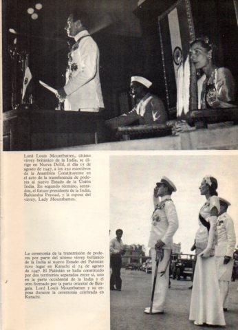 LAMINA V36584: Lord Mountbatten en la transferencia de poderes a la India