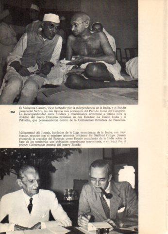 LAMINA V36583: Gandhi junto a Nehru