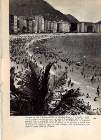 LAMINA V36578: Vista de la playa de Copacabana