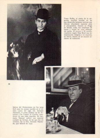 LAMINA V36599: Frank Kafka y Antonio Machado