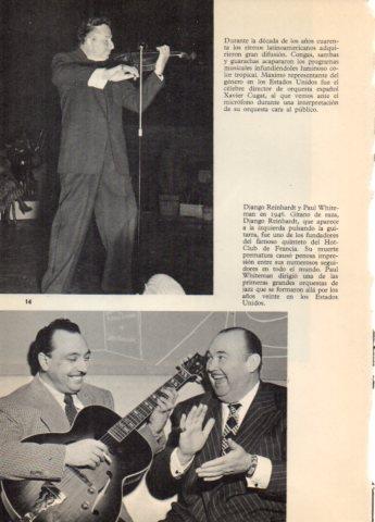 LAMINA V36618: Xavier Cugat y Django Reinhardt