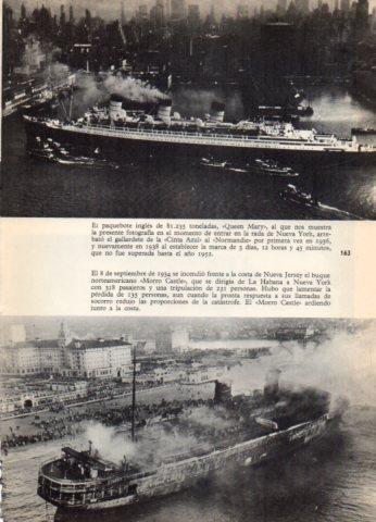LAMINA V36540: El Queen Mary en Nueva York
