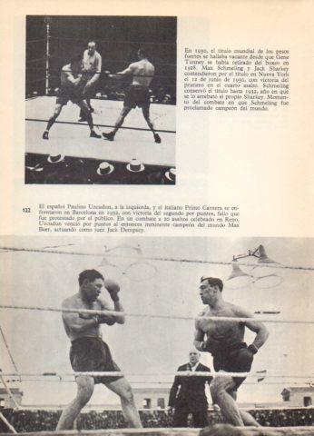 LAMINA V36520: Paulino Uzcudum y Primo Carnera en combate