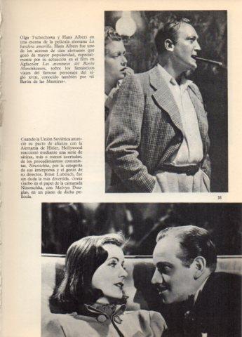 LAMINA V36627: Greta Garbo y Melvyn Douglas