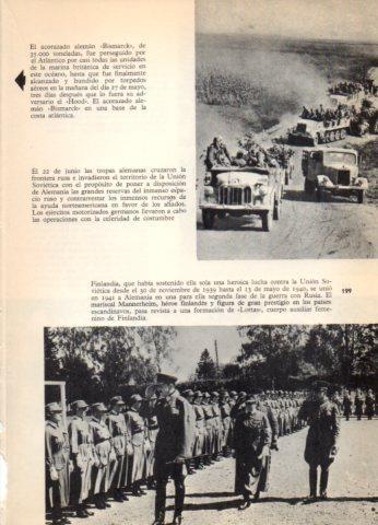 LAMINA V36554: Mariscal Mannerheim ante una formacion de Lottas
