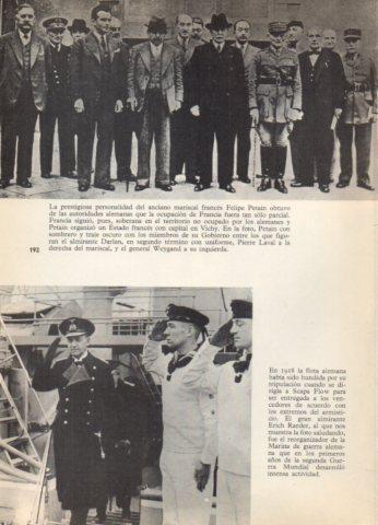 LAMINA V36550: Petain con los miembros de su gobierno