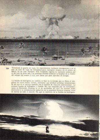 LAMINA V36732: Explosion atomica en el atolon Bikini