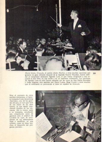 LAMINA V36723: Louis Amstrong en Londres en 1956
