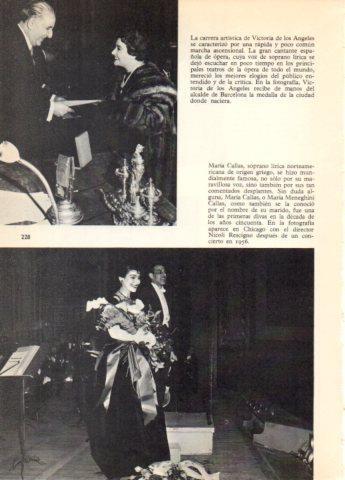 LAMINA V36721: Victoria de los Angeles y Maria Callas