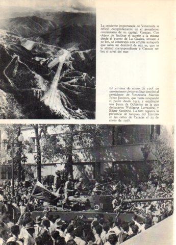 LAMINA V36684: Tanques en las calles de Caracas en enero de 1958