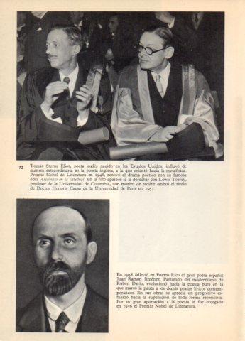 LAMINA V36646: T. Sterns Eliot junto a Lewis Torrey en Paris 1951