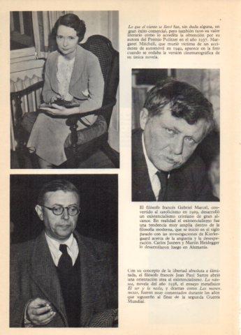 LAMINA V36645: Margaret Mitchell y Jean P. Sartre