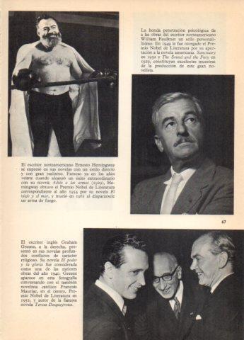 LAMINA V36644: E. Hemingway y Graham Greene