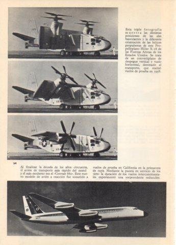 LAMINA V36638: Propelloplano Hiller X-18 americano