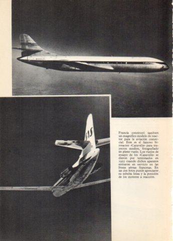 LAMINA V36637: Birreactor Caravelle