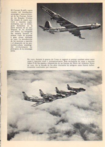 LAMINA V36635: Escuadrilla de cazas Sabre F-86