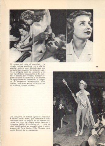 LAMINA V36656: Corine Rottschafter Miss Mundo 1959