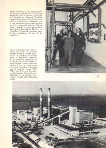 LAMINA V36682: Alto horno de la Usina Energia Electrica de San Nicolas, Buenos Aires