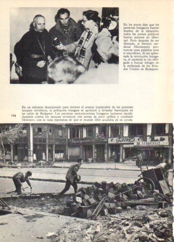LAMINA V36667: Barricadas en las calles de Budapest